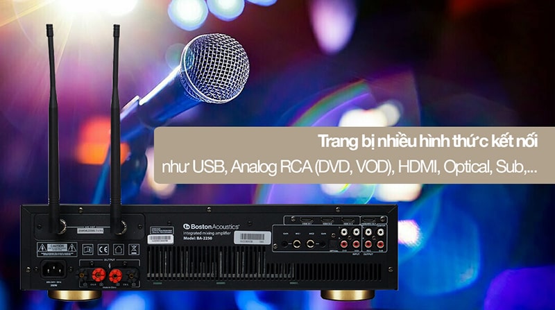 Ampli Karaoke Boston Acoustics BA2250