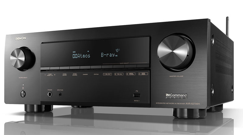 Amply Denon AVR-X2700H trang bị tính năng HEOS việc nghe nhạc của bạn dễ dàng hơn bao giờ hết