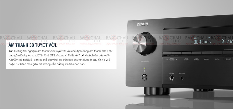 Amply Denon AVR-X3500H chính hãng giá rẻ