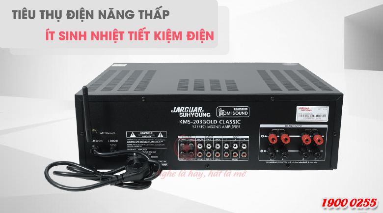 Amply karaoke ti&ecirc;u thụ điện năng thấp, tiết kiệm điện
