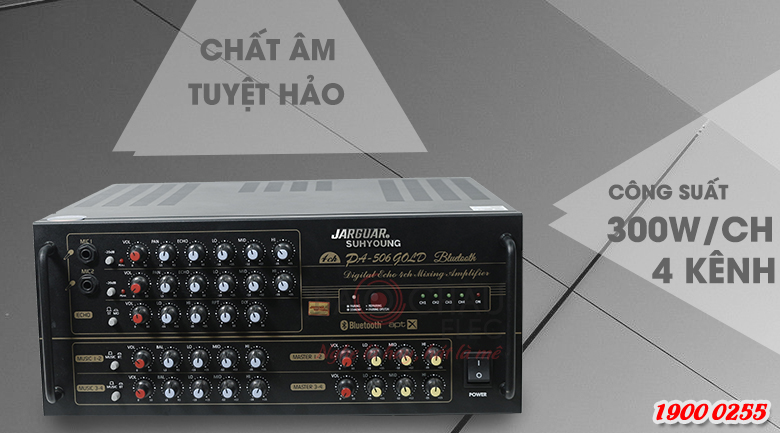 amply Jarguar 506 Gold Bluetooth có chất âm tuyệt hảo