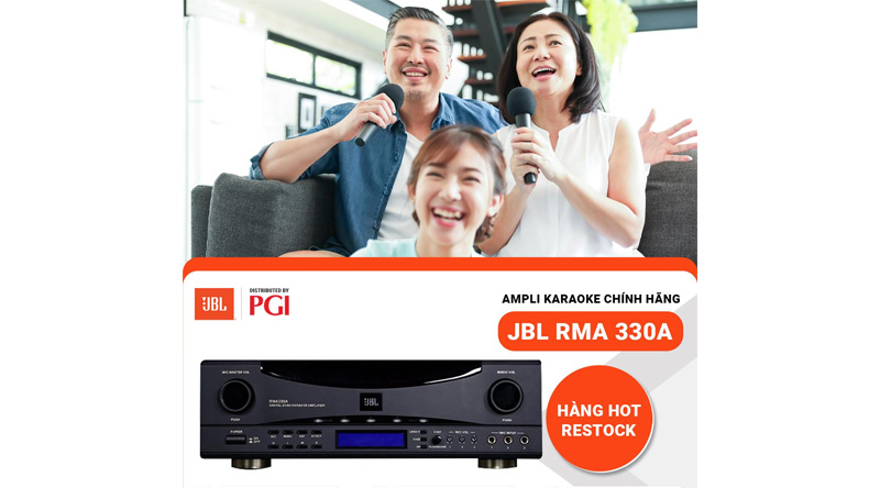 Amply karaoke JBL RMA-330A
