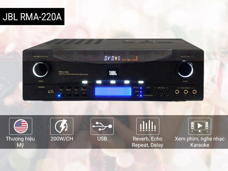 Amply karaoke JBL RMA-220A