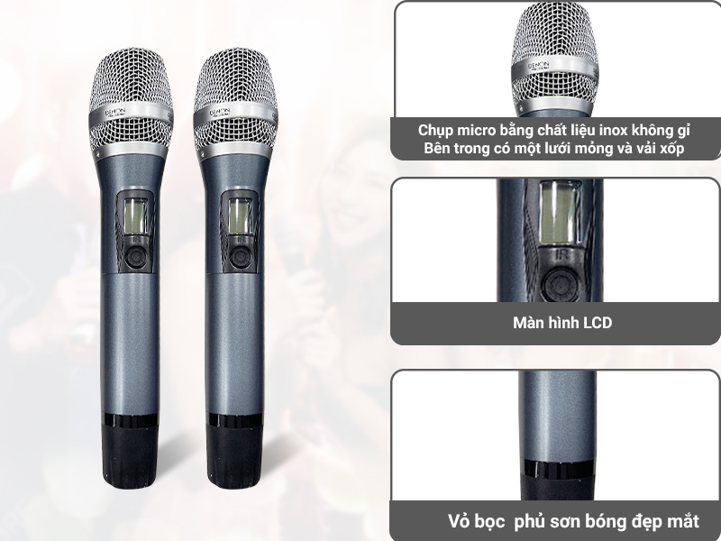 Amply liền micro Denon Pro DP-N1600