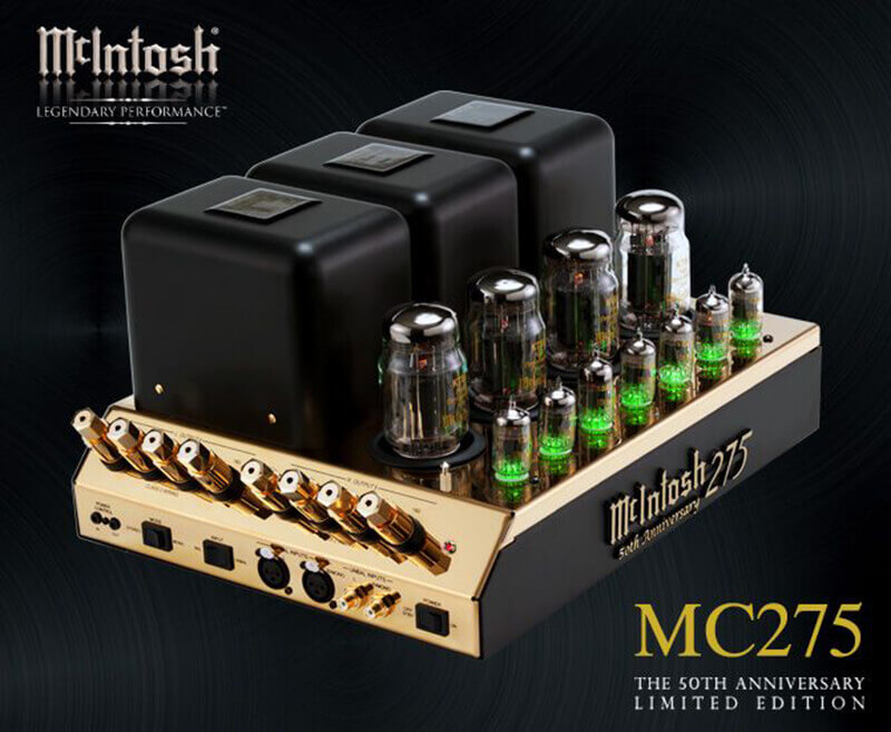 Power amply đ&egrave;n McIntosh MC275 50th LE Gold