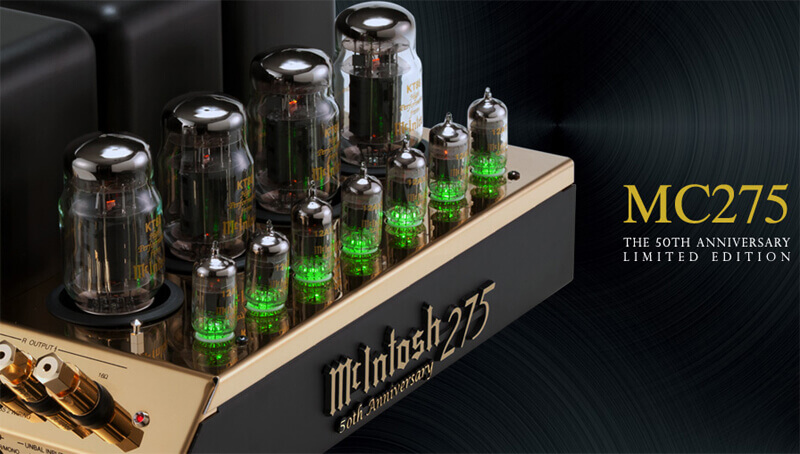 Power amply đ&egrave;n McIntosh MC275 50th LE Gold