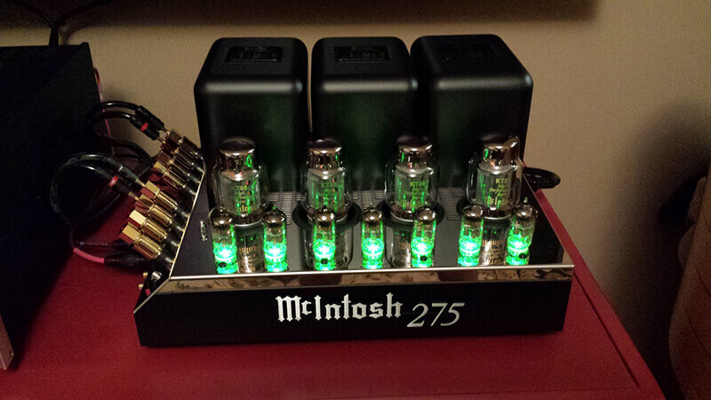 Power amply đ&egrave;n McIntosh MC275 50th LE Gold