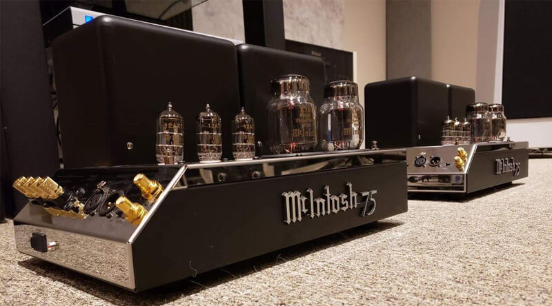power amply đ&egrave;n mcintosh mc75