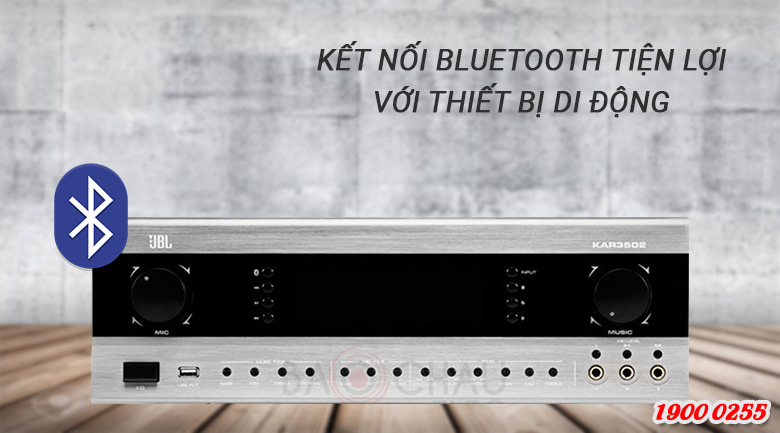 Amply JBL KAR3502 Kết nối Bluetooth thông minh