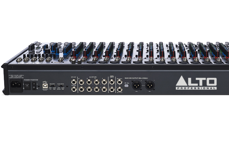 B&agrave;n mixer Alto Live 2404 (24k&ecirc;nh/4bus) nhiều cổng kết nỗi thiết bị dễ d&agrave;ng