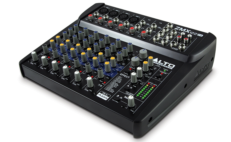 Bàn mixer mini Alto ZMX122FX độ ồn thấp, tính ứng dụng cao