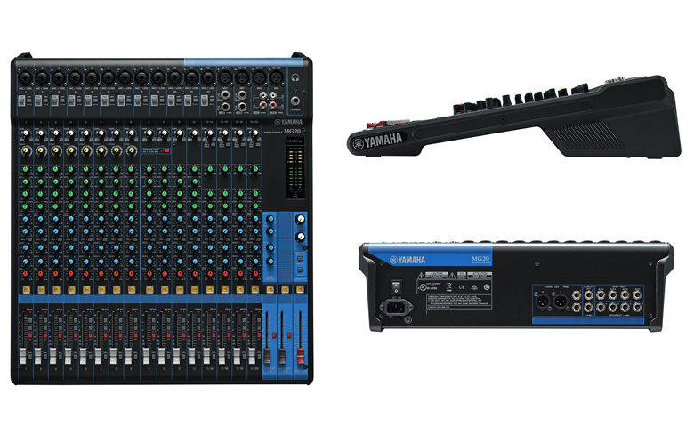 B&agrave;n mixer Yamaha MG20XU hệ thống b&agrave;n trộn analog 20 k&ecirc;nh