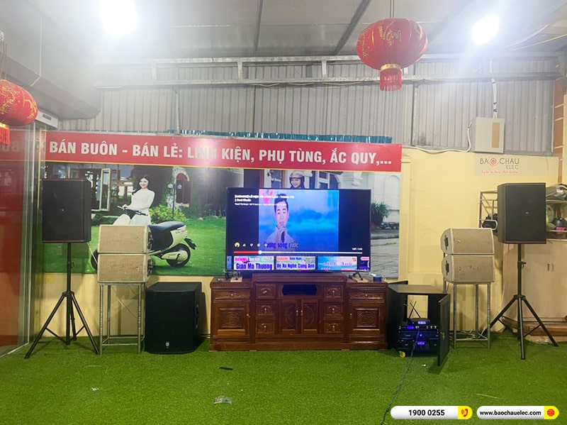 Lắp đặt d&agrave;n karaoke trị gi&aacute; hơn 100 triệu cho anh Cường tại Bắc Giang