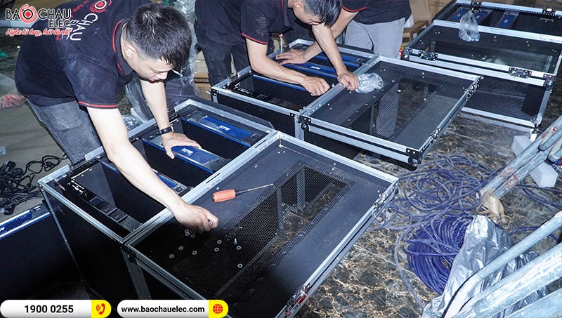 Lắp đặt D&agrave;n Line Array Alto Mỹ ho&agrave;nh tr&aacute;ng cho qu&aacute;n bar khủng nhất tại Bắc Giang
