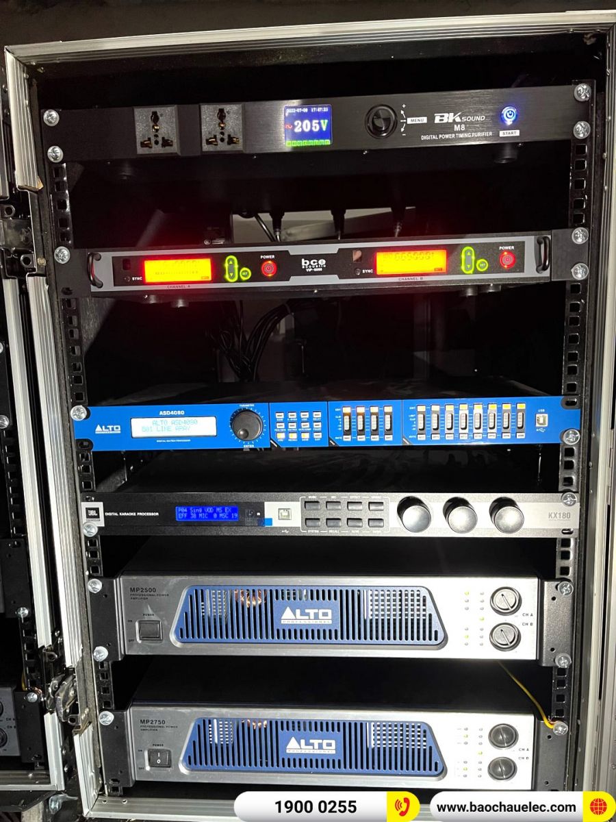 Lắp đặt D&agrave;n Line Array Alto Mỹ ho&agrave;nh tr&aacute;ng cho qu&aacute;n bar khủng nhất tại Bắc Giang