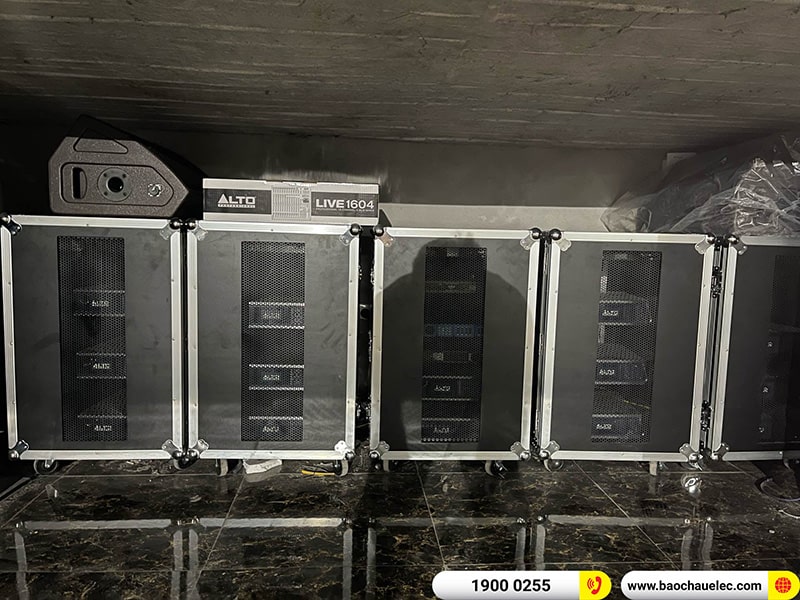 Lắp đặt D&agrave;n Line Array Alto Mỹ ho&agrave;nh tr&aacute;ng cho qu&aacute;n bar khủng nhất tại Bắc Giang