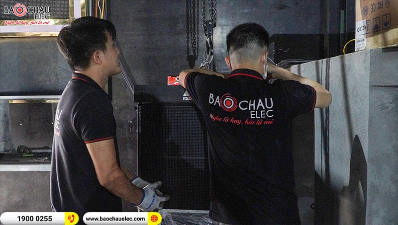 Lắp đặt D&agrave;n Line Array Alto Mỹ ho&agrave;nh tr&aacute;ng cho qu&aacute;n bar khủng nhất tại Bắc Giang