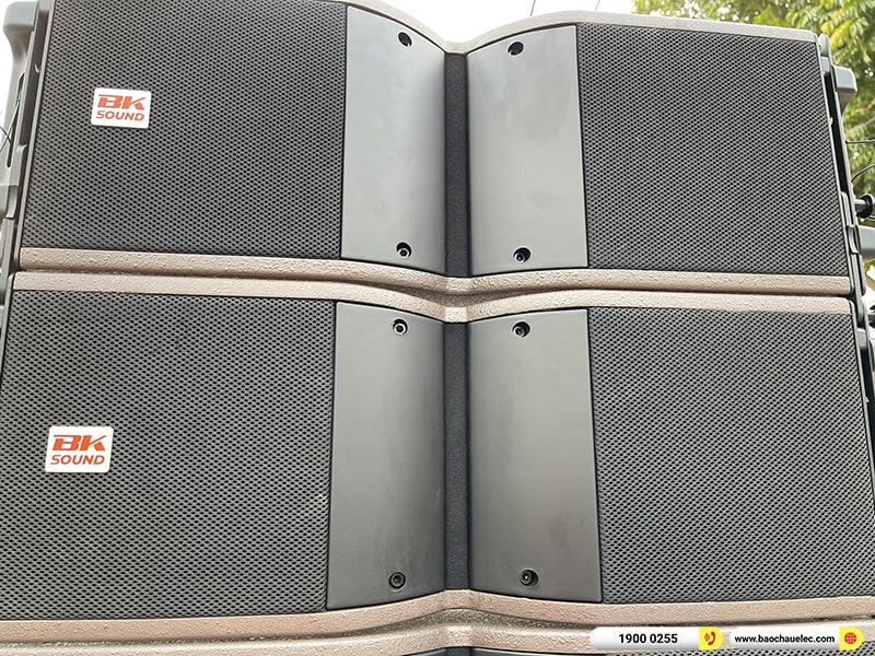Lắp đặt d&agrave;n Line Array BKSound trị gi&aacute; hơn 200 triệu cho kh&aacute;ch h&agrave;ng tại Bắc Giang