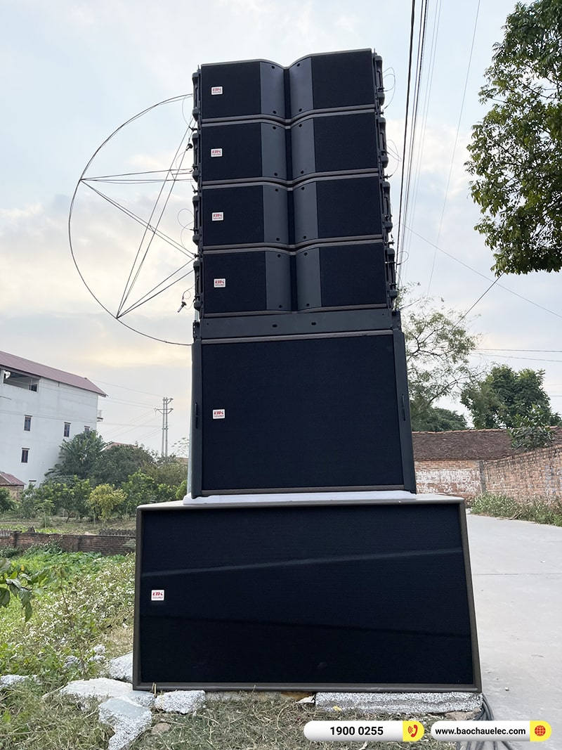 Lắp đặt d&agrave;n Line Array BKSound trị gi&aacute; hơn 200 triệu cho kh&aacute;ch h&agrave;ng tại Bắc Giang