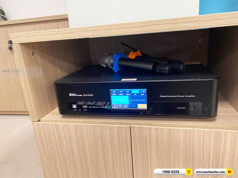 Lắp đặt hệ thống âm thanh phòng họp Tòa nhà Viettel tại Bắc Giang (JBL Pasion 12, BKSound DKA 6500) 