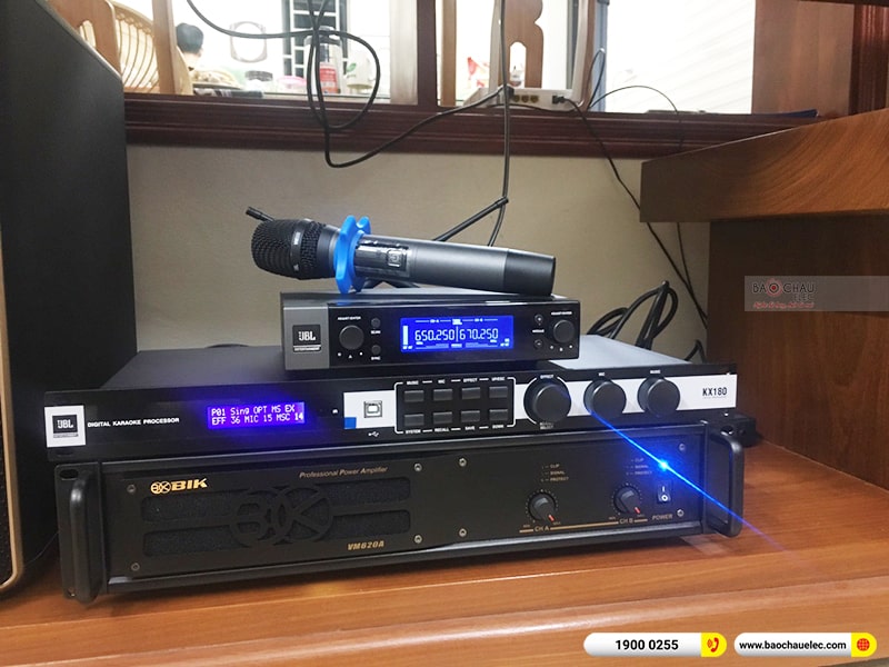 Lắp đặt dàn karaoke trị giá hơn 60 triệu cho anh Đông tại Bắc Giang (JBL MTS12, VM620A, KX180A, Pasion 12SP, JBL VM200)