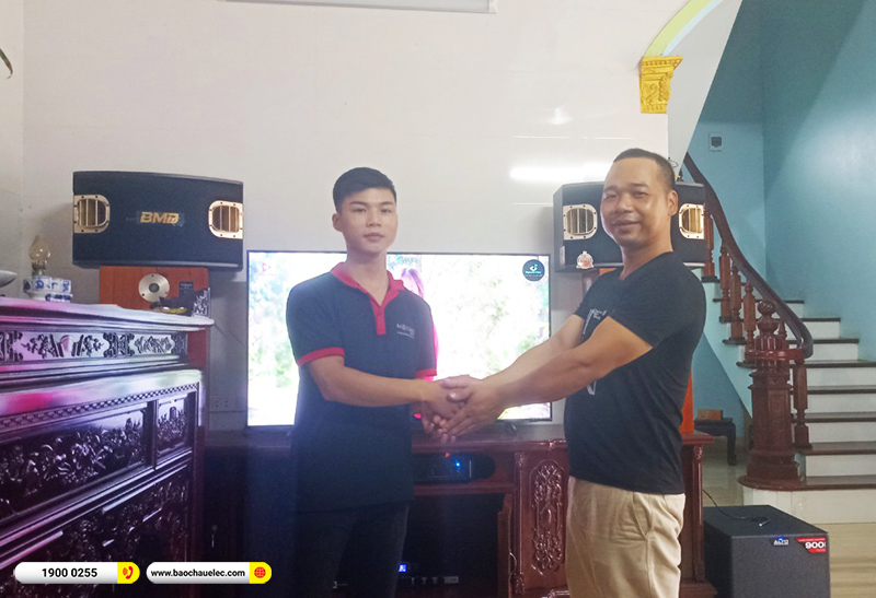 Lắp đặt dàn karaoke trị giá gần 60tr cho anh Kỳ tại Bắc Giang (BMB 900SE, VM820A, KX180A, TX215S, JBL VM300) 
