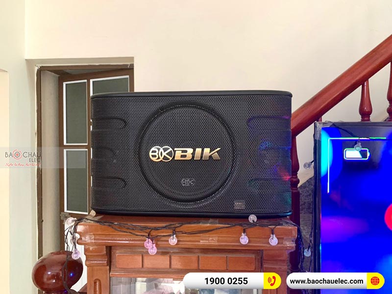 Dàn karaoke gia đình anh Lộc 