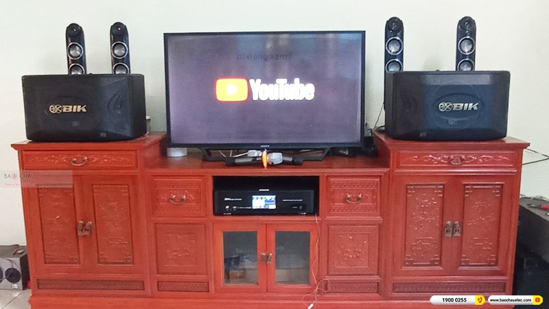 Lắp đặt dàn karaoke trị giá khoảng 15 triệu cho anh Nam tại Bắc Giang (BIK BQ-S63, BKSound DKA 6500) 