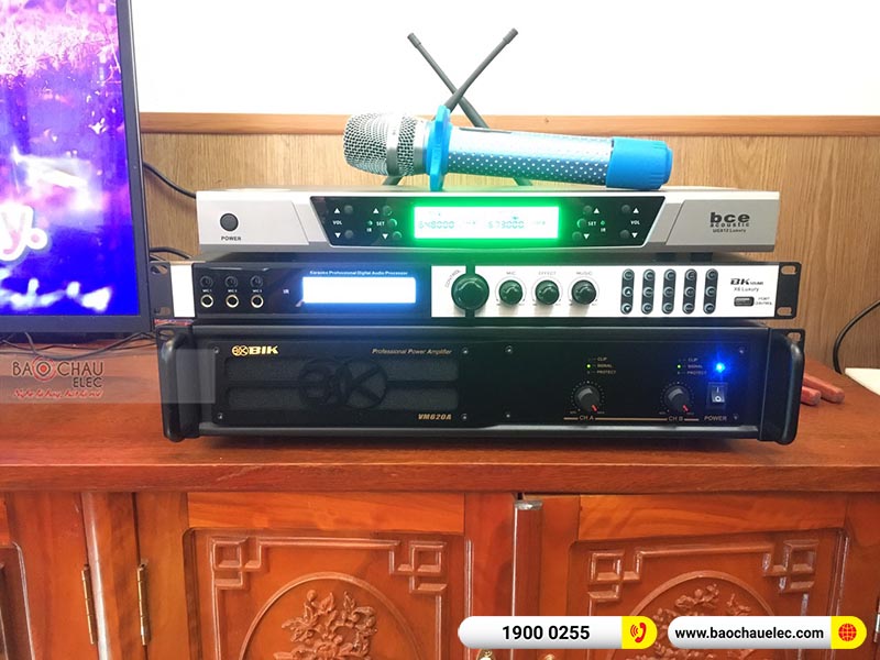 Dàn karaoke gia đình anh Như