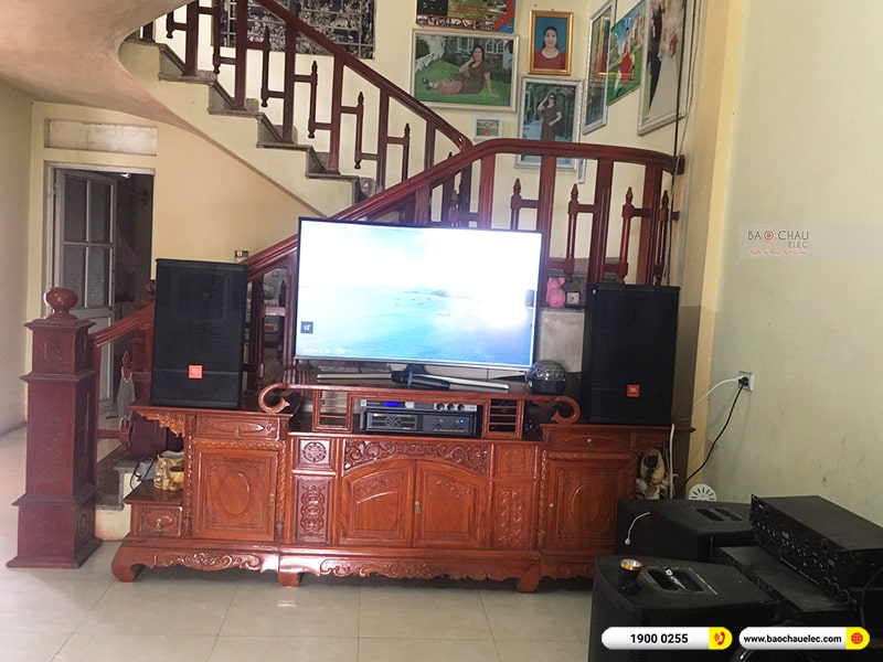 Lắp đặt dàn karaoke trị giá hơn 50 triệu cho anh Phương tại Bắc Giang (JBL CV1270, BIK VM620A, JBL KX180A, JBL VM200) 