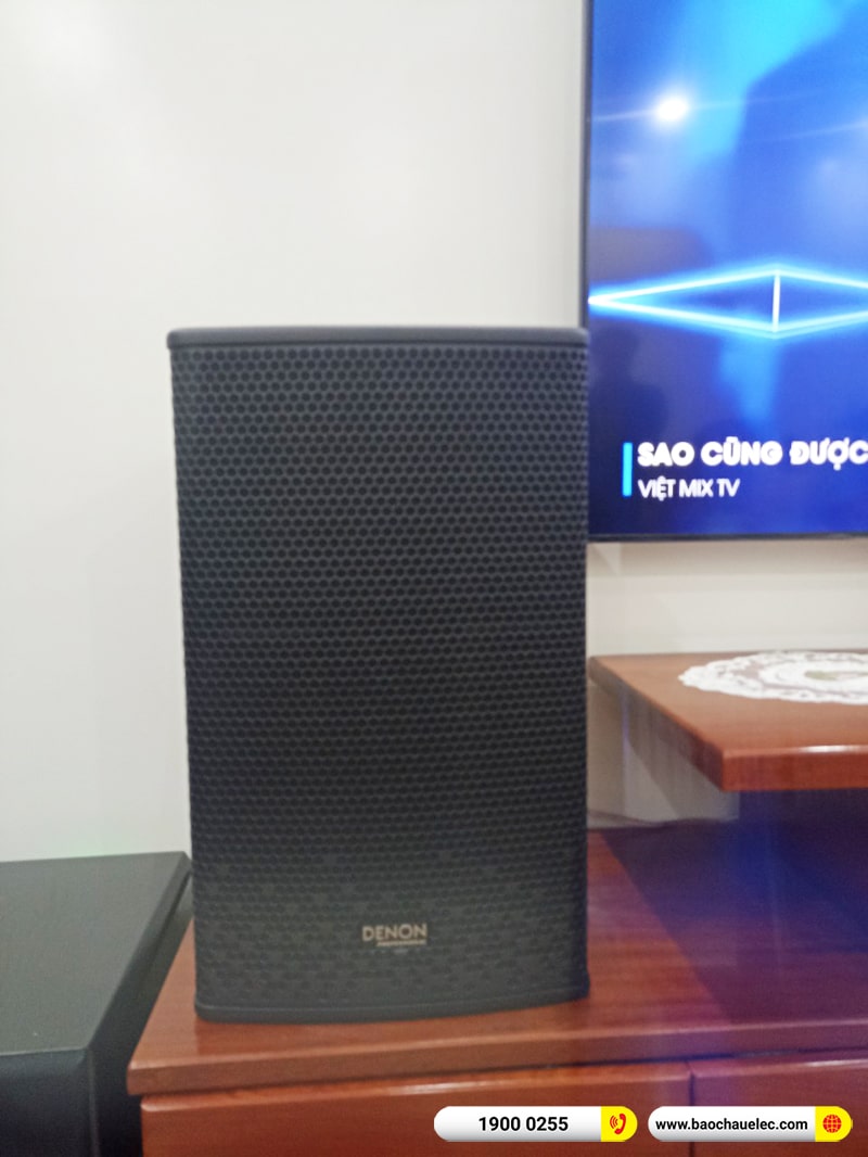 Lắp đặt dàn karaoke trị giá khoảng 20 triệu cho anh Thành tại Bắc Giang (Denon DP-R212, BKSound DKA 8500, BKSound SW512B)