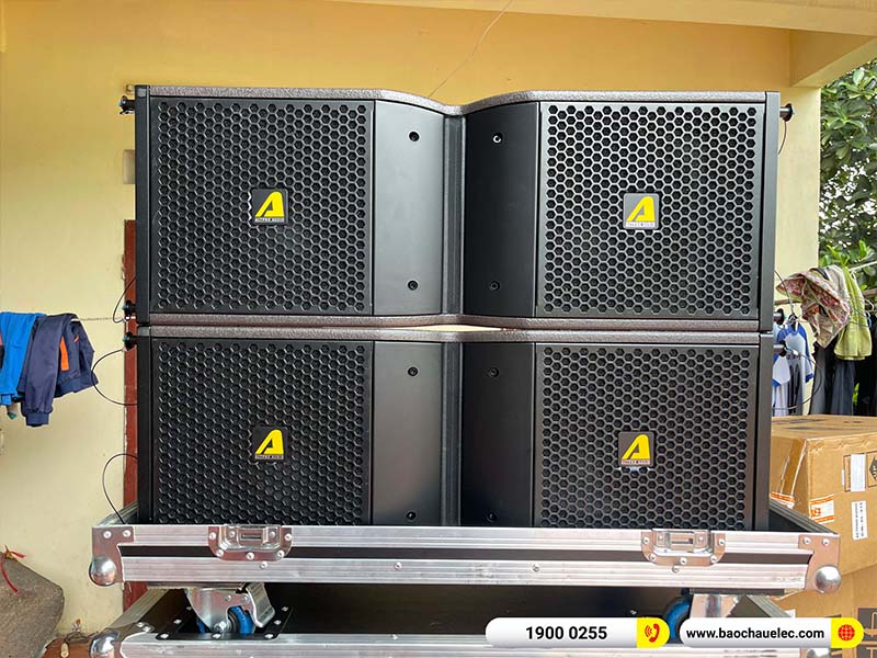 Lắp đặt dàn Line Array Actpro 131tr cho anh Toán tại Bắc Giang (Actpro KR210, Actpro KR28, FP14000, QD4.13, MG10XUF, DSP48,…)