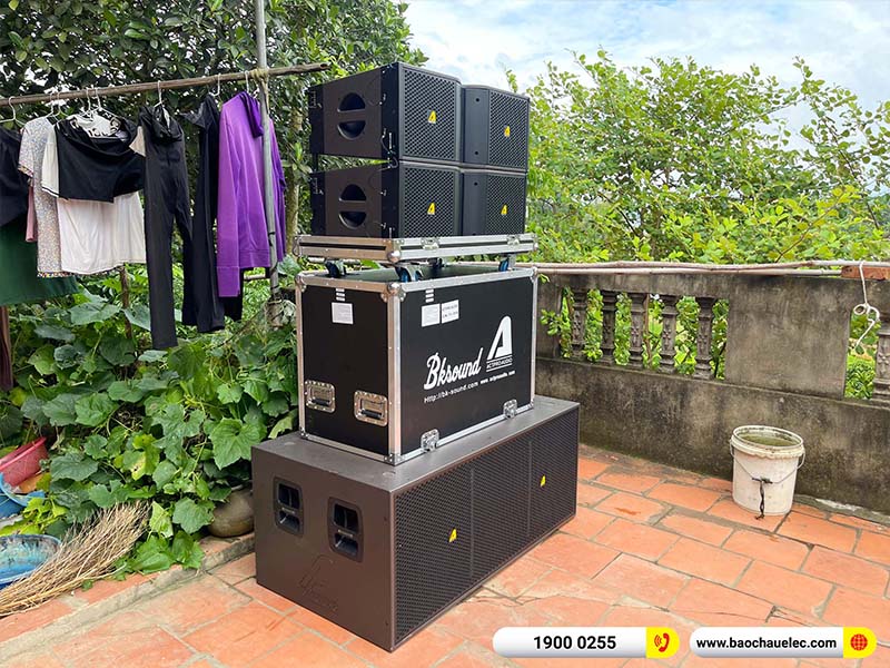 Lắp đặt dàn Line Array Actpro 131tr cho anh Toán tại Bắc Giang (Actpro KR210, Actpro KR28, FP14000, QD4.13, MG10XUF, DSP48,…)