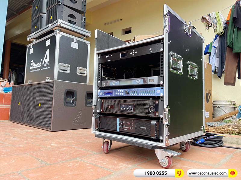 Lắp đặt dàn Line Array Actpro 131tr cho anh Toán tại Bắc Giang (Actpro KR210, Actpro KR28, FP14000, QD4.13, MG10XUF, DSP48,…)