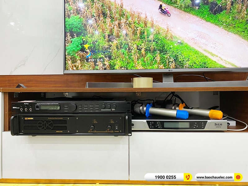 Lắp đặt dàn karaoke trị giá hơn 30 triệu cho anh Triển tại Bắc Giang (JBL KI512, VM620A, X5 Plus, BCE UGX12) 