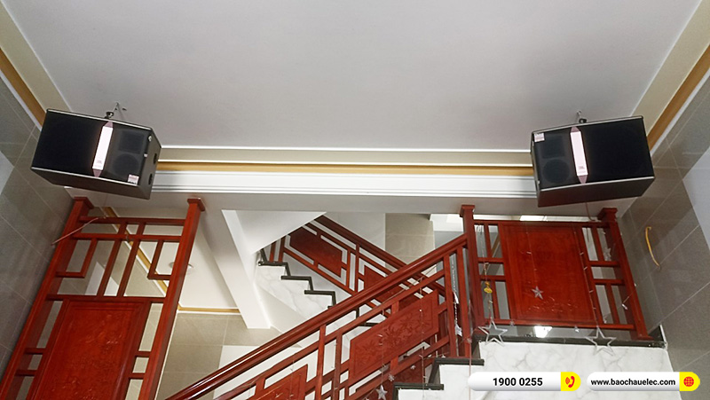 Lắp đặt dàn karaoke JBL 50tr cho anh Trường tại Bắc Giang (JBL KI512, Crown T10, JBL KX180A) 