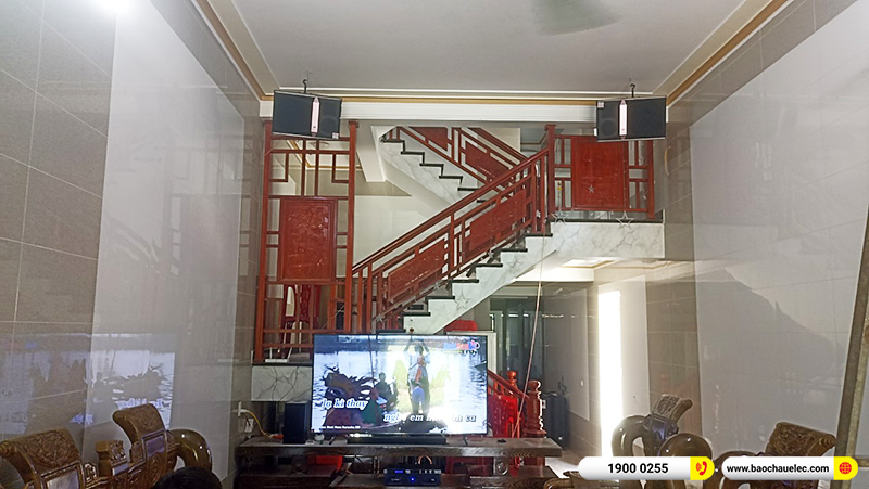 Lắp đặt dàn karaoke JBL 50tr cho anh Trường tại Bắc Giang (JBL KI512, Crown T10, JBL KX180A) 