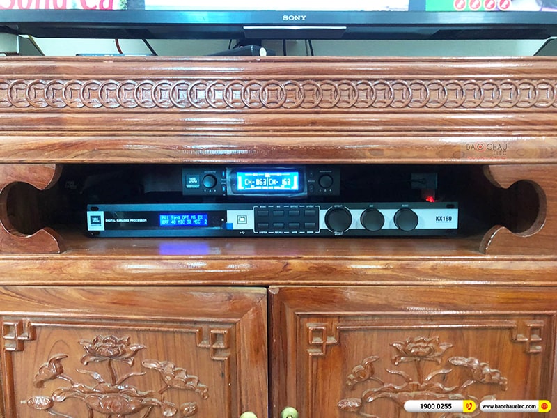 Lắp đặt dàn karaoke trị giá hơn 80 triệu cho anh Tuấn tại Bắc Giang (RCF X-MAX 12, Crown Xli3500, KX180A, JBL A120P, JBL VM300)