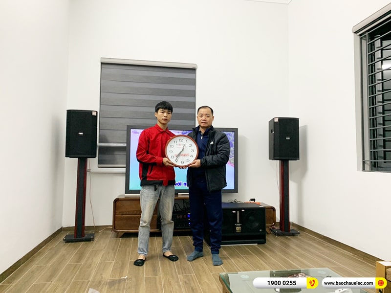 Lắp đặt dàn karaoke trị giá gần 50 triệu cho chị Hà tại Bắc Giang (BIK BSP 412II, VM630A, BPR-8500, BJ-W66 Plus, BJ-U550) 