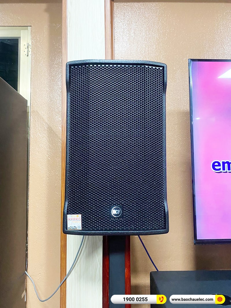 Lắp đặt dàn karaoke trị giá gần 140 triệu cho chị Lan tại Bắc Giang (RCF CMAX 4112, IPS 2700, VM820A, KX180A, PRX418S, VM300) 