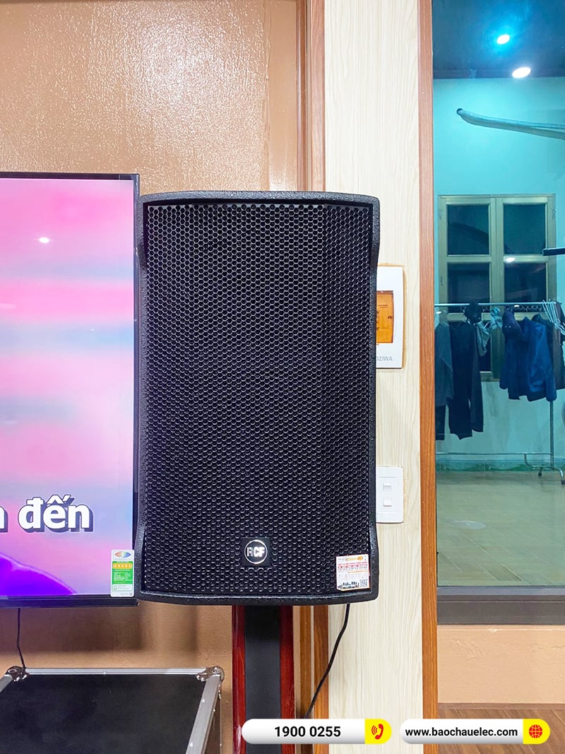 Lắp đặt dàn karaoke trị giá gần 140 triệu cho chị Lan tại Bắc Giang (RCF CMAX 4112, IPS 2700, VM820A, KX180A, PRX418S, VM300) 