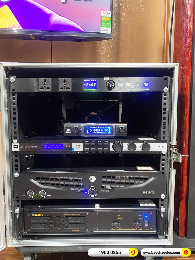 Lắp đặt dàn karaoke trị giá gần 140 triệu cho chị Lan tại Bắc Giang (RCF CMAX 4112, IPS 2700, VM820A, KX180A, PRX418S, VM300) 