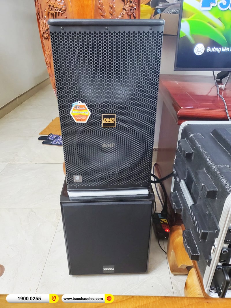 Lắp đặt dàn karaoke trị giá hơn 50 triệu cho chị Vân Anh tại Bắc Giang (BMB 1210SE, VM620A, X6 Luxury, BJ-W25A, BJ-U600, BKsound M8)