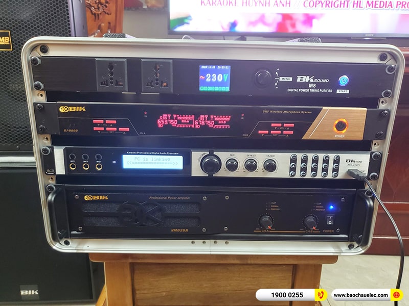 Lắp đặt dàn karaoke trị giá hơn 50 triệu cho chị Vân Anh tại Bắc Giang (BMB 1210SE, VM620A, X6 Luxury, BJ-W25A, BJ-U600, BKsound M8)