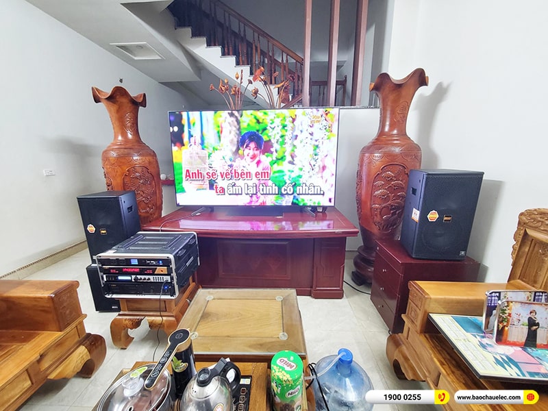 Lắp đặt dàn karaoke trị giá hơn 50 triệu cho chị Vân Anh tại Bắc Giang (BMB 1210SE, VM620A, X6 Luxury, BJ-W25A, BJ-U600, BKsound M8)
