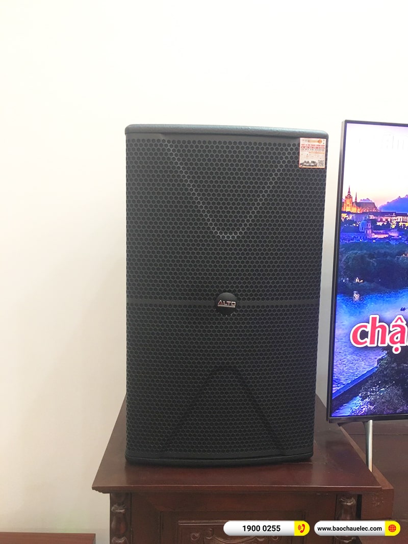 Lắp đặt dàn karaoke trị giá gần 40 triệu cho chú Hoài tại Bắc Giang (Alto AT2000II, VM640A, DSP-9000 Plus, SW612C, UGX12)