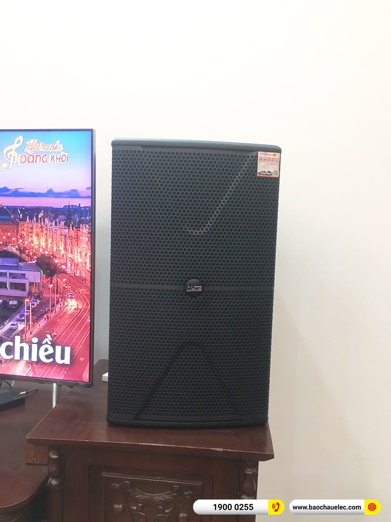 Lắp đặt dàn karaoke trị giá gần 40 triệu cho chú Hoài tại Bắc Giang (Alto AT2000II, VM640A, DSP-9000 Plus, SW612C, UGX12)