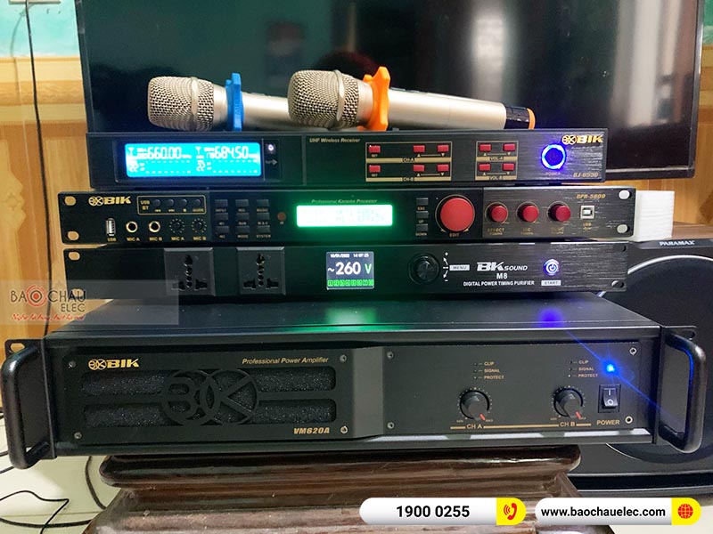 Dàn karaoke gia đình anh Dường