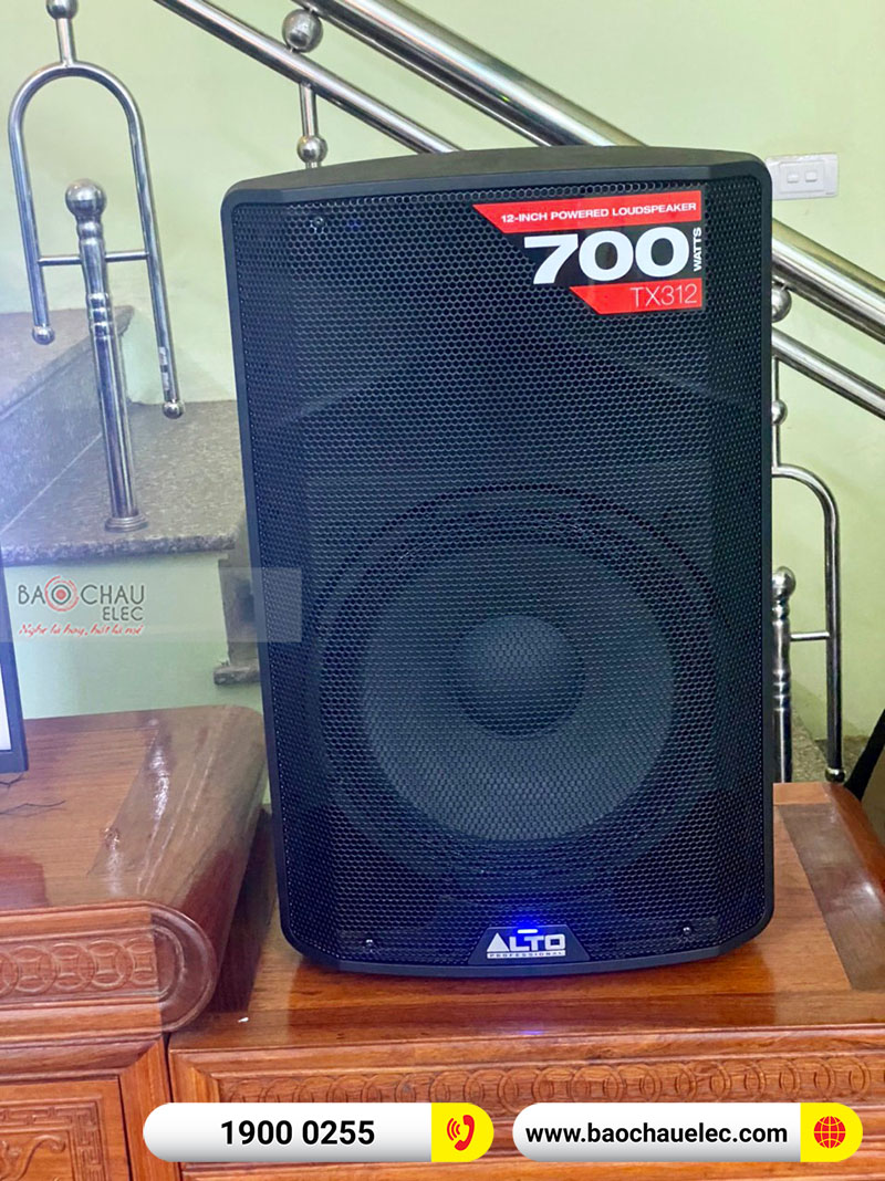 Lắp đặt dàn karaoke gia đình anh Long