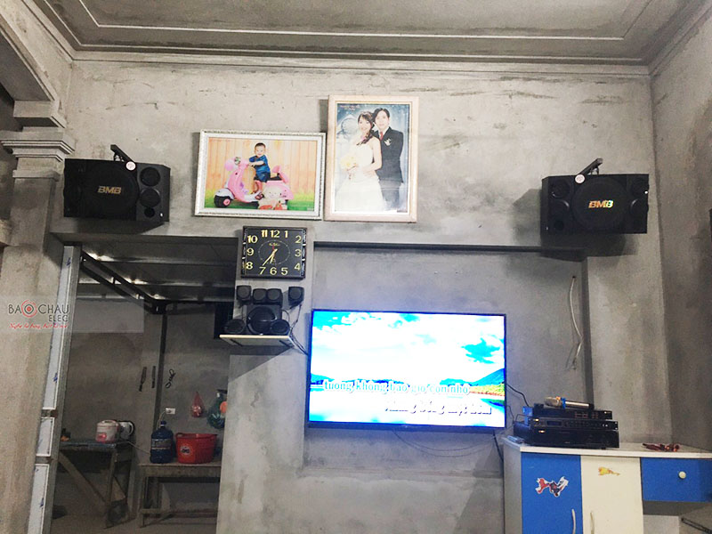 Dàn karaoke gia đình anh Sự h4